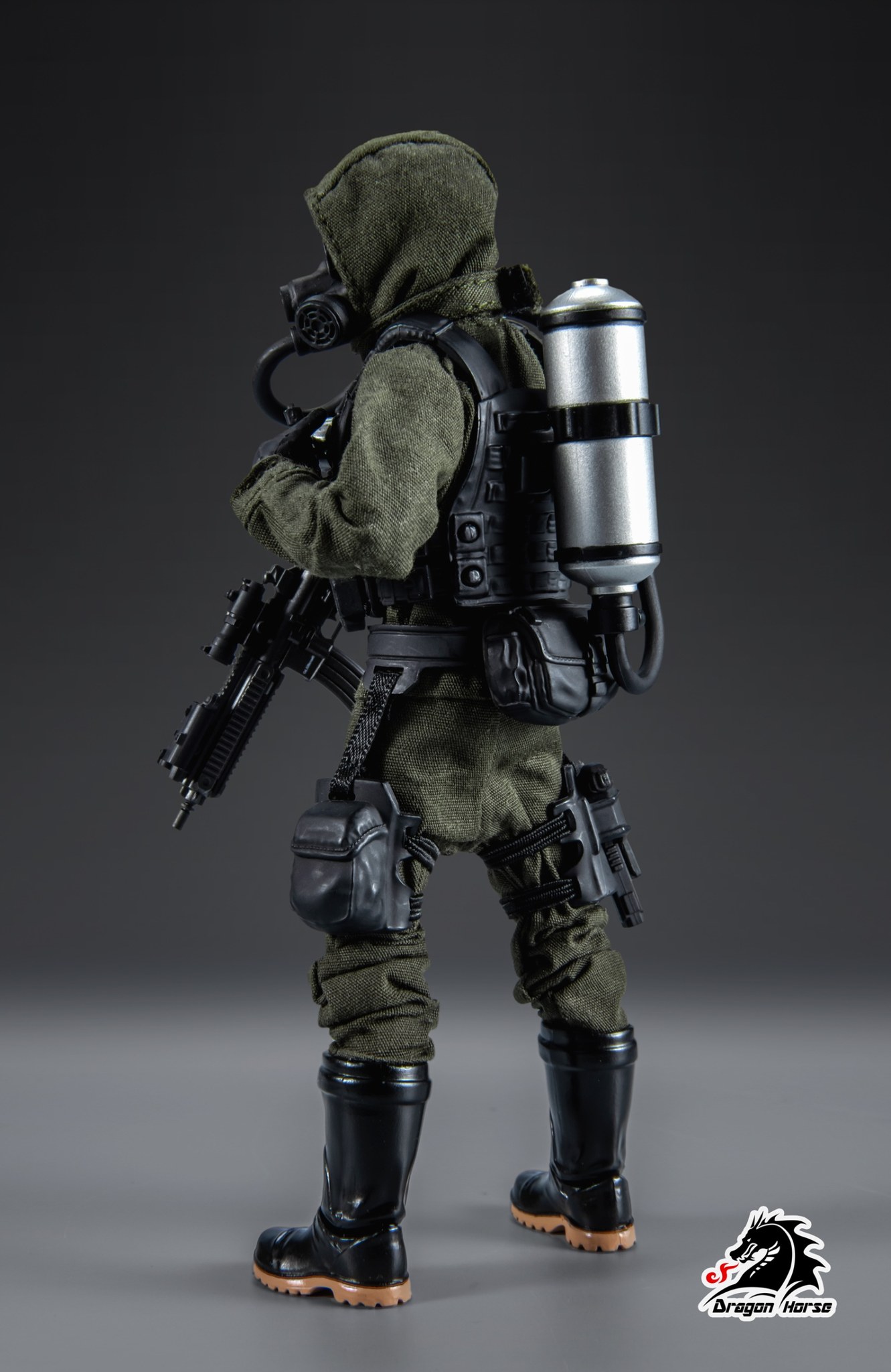 [สั่งจอง] Dragon Horse DH-S002LG 1/12 : SCP Foundation Series Mobile Task Force Zeta-9 "Mole" Green Limited Edition