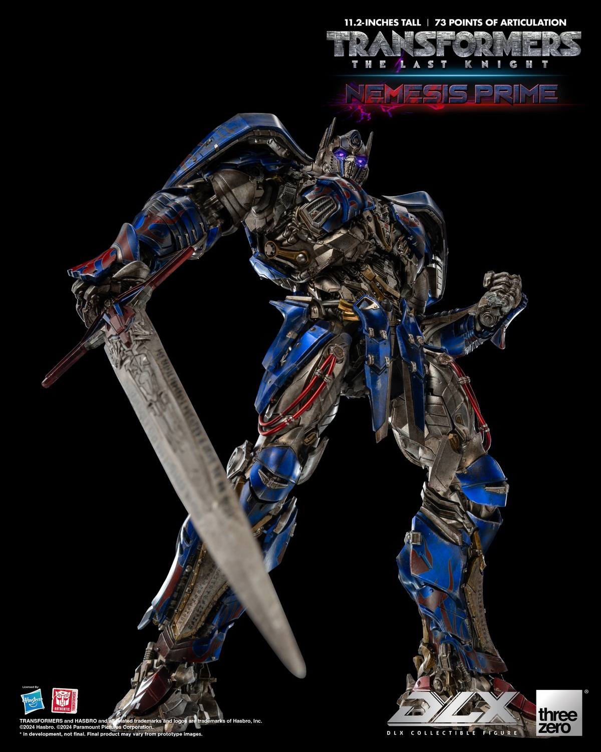 [สั่งจอง] ThreeZero 11" : Transformers : The Last Knight DLX : Optimus Prime Nemisisgent