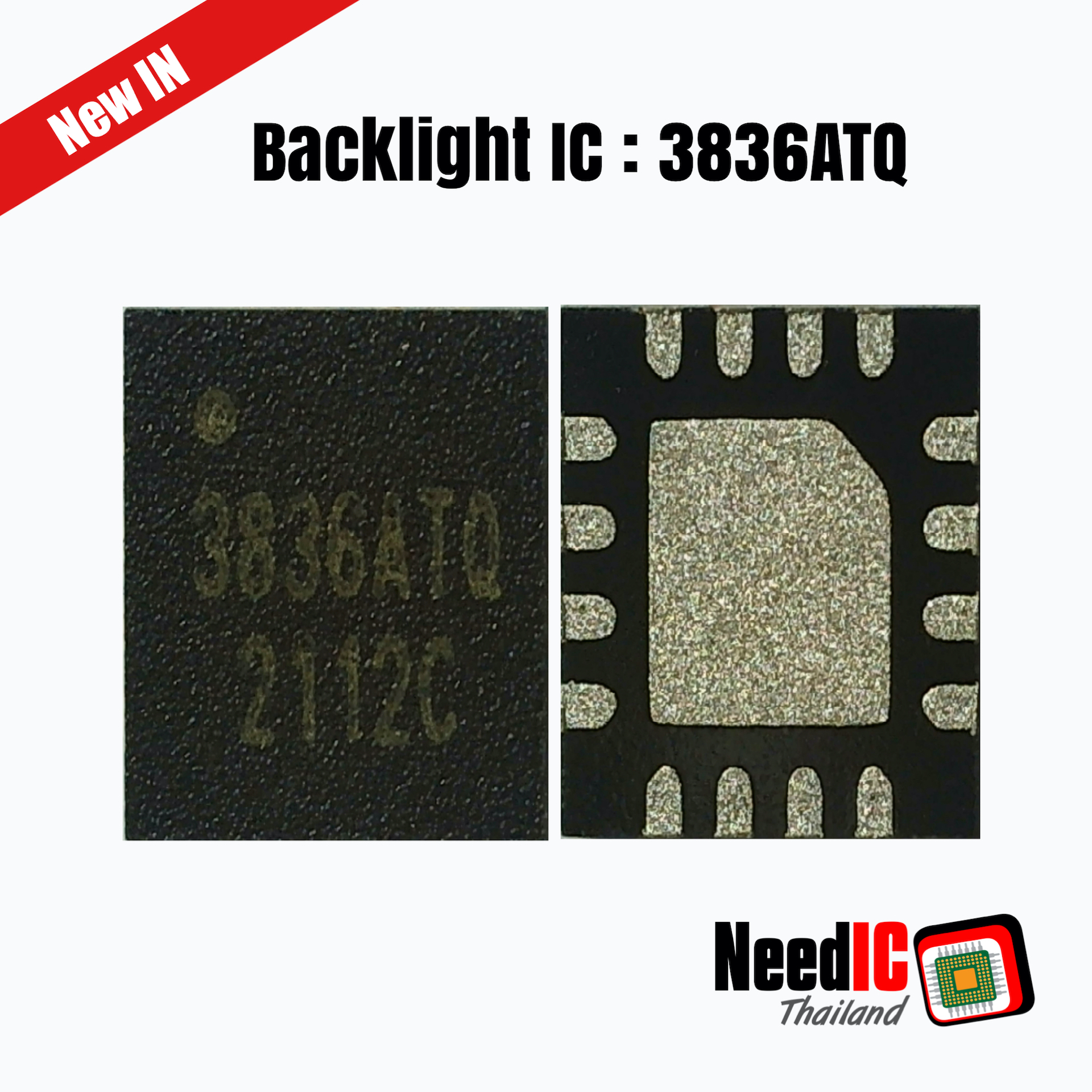 Back Light IC : 3836ATQ สำหรับ Xiaomi Mi 11 Lite
