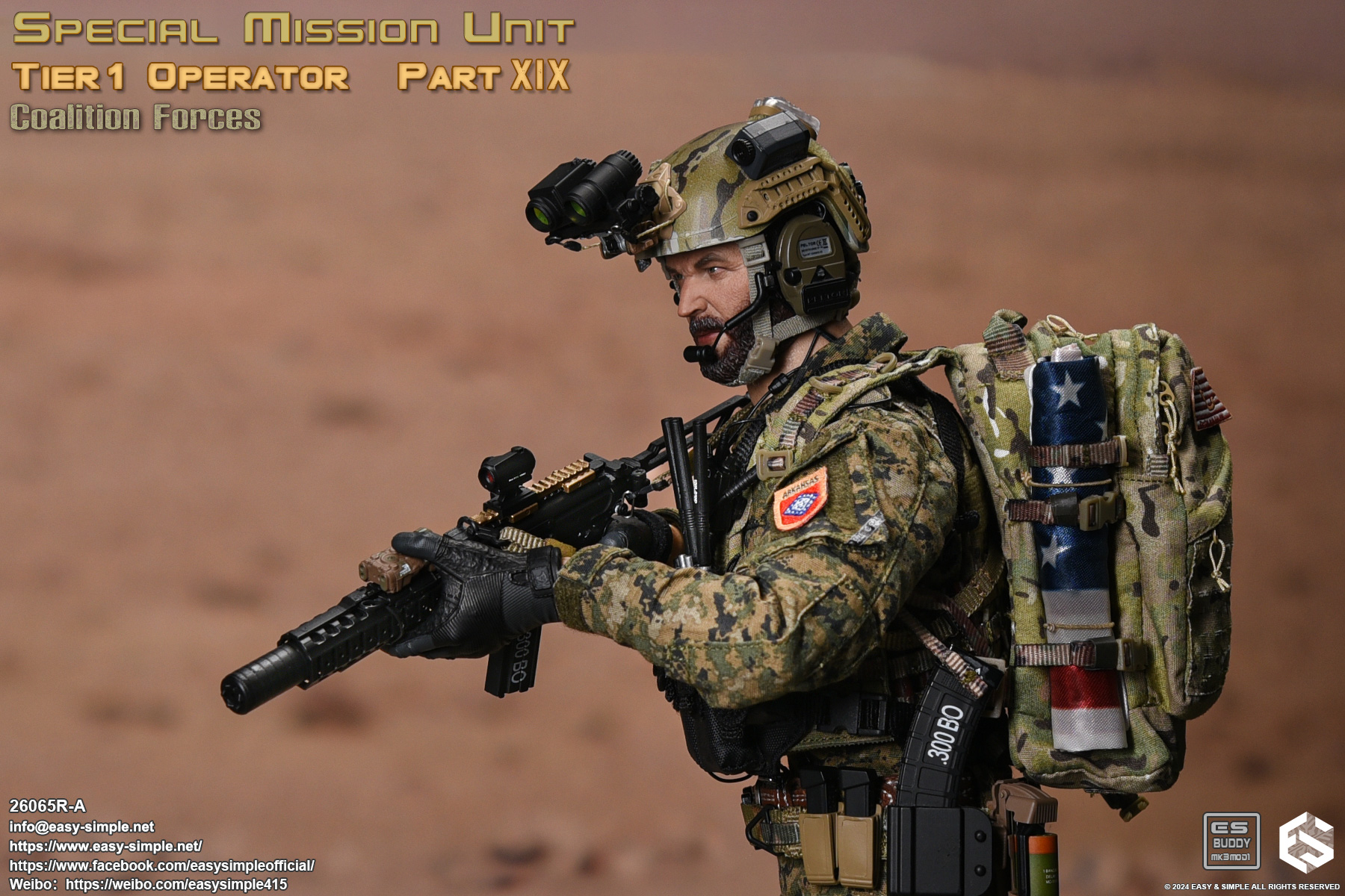[พร้อมส่ง] Easy&Simple 26065RA 1/6 : SMU Tier1 Operator Part XIX Coalition Forces