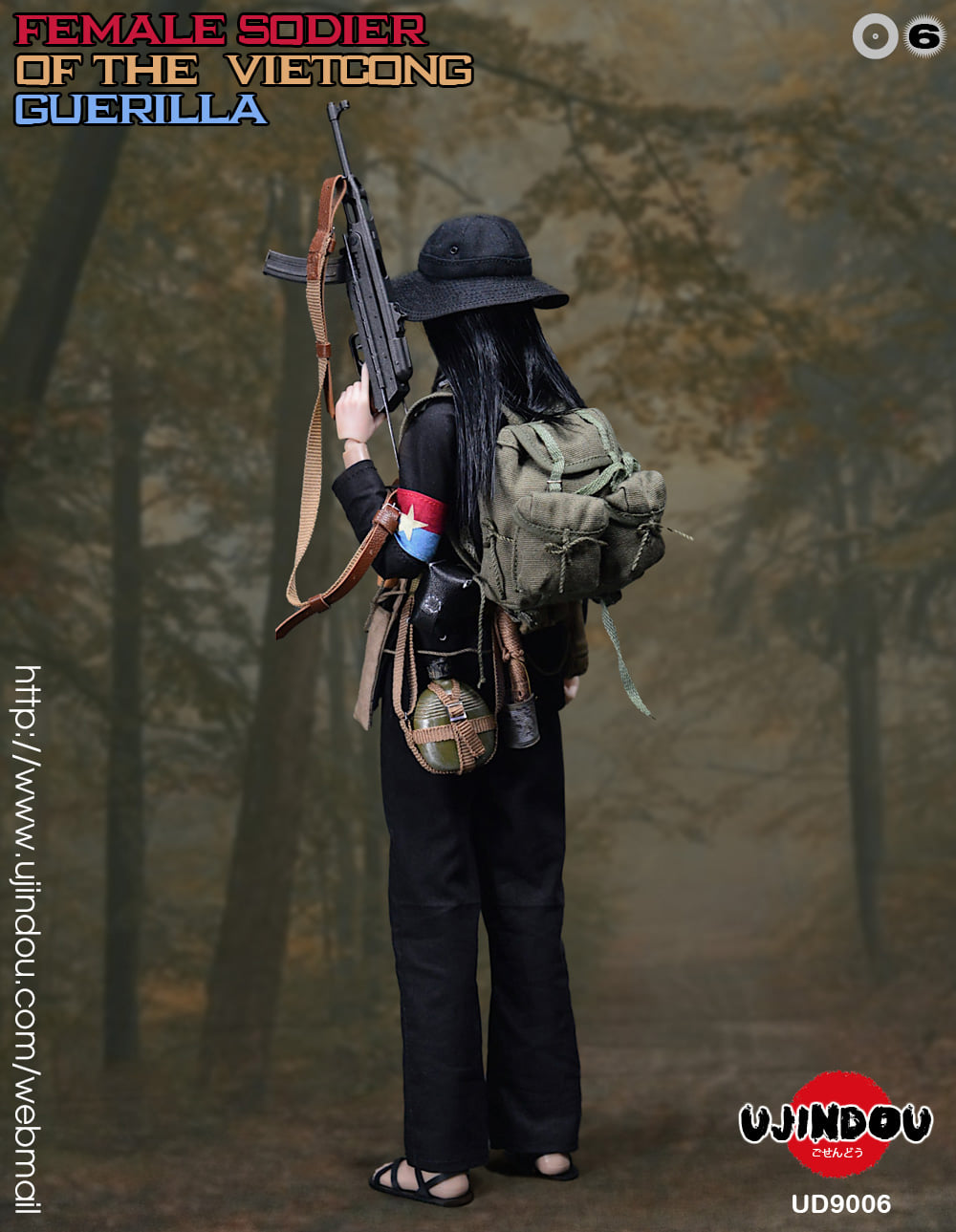 [สั่งจอง]UJINDOU UD9006 1/6 FEMALE SOLDIER OF THE VIETCONG GUERILLA