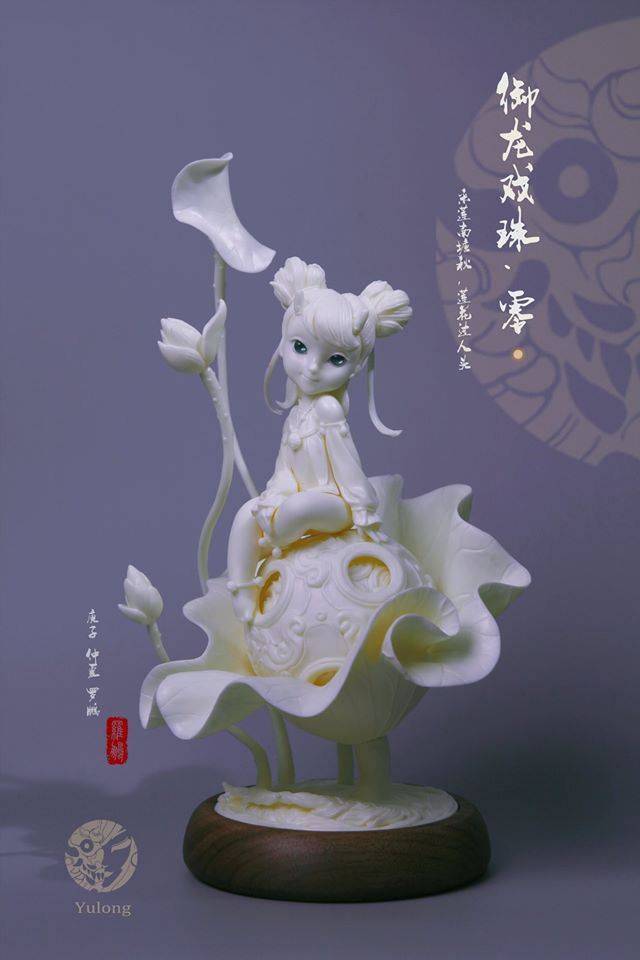 [สั่งจอง]Yulong Studio : Yulong Play Beads Zero Statue [Grey / White Tooth Ver.]