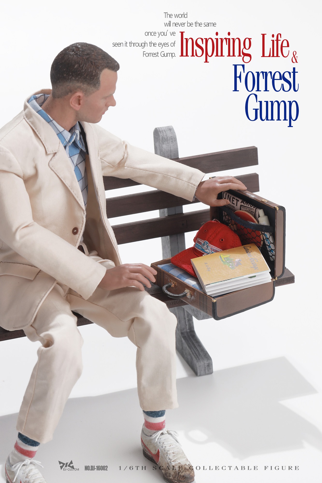 [สั่งจอง] DJ-CUSTOM DJ-16002 1/6 : Inspiring Life & Forrest Gump - Re-order