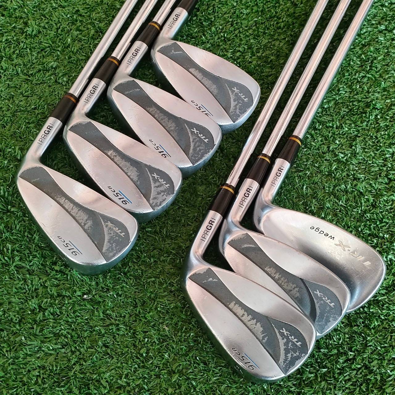 ชุดเหล็ก PRGR TR-X 915CR มีเหล็ก 5-9 เเละ PW AW ก้าน PRGR TR-X FLEX R เหล็กพรีเมี่ยมญี่ปุ่น ไม้กอล์ฟมือสอง ของแท้ BY NakaraLuxurious