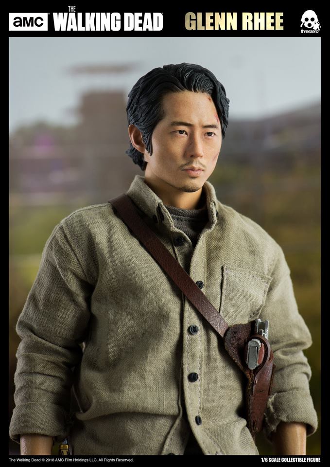[สินค้าพรีออเดอร์] ThreeZero 3Z0038 1/6 The Walking Dead Glenn Rhee Male Model 12" Action Figure (Standard/Deluxe Version)