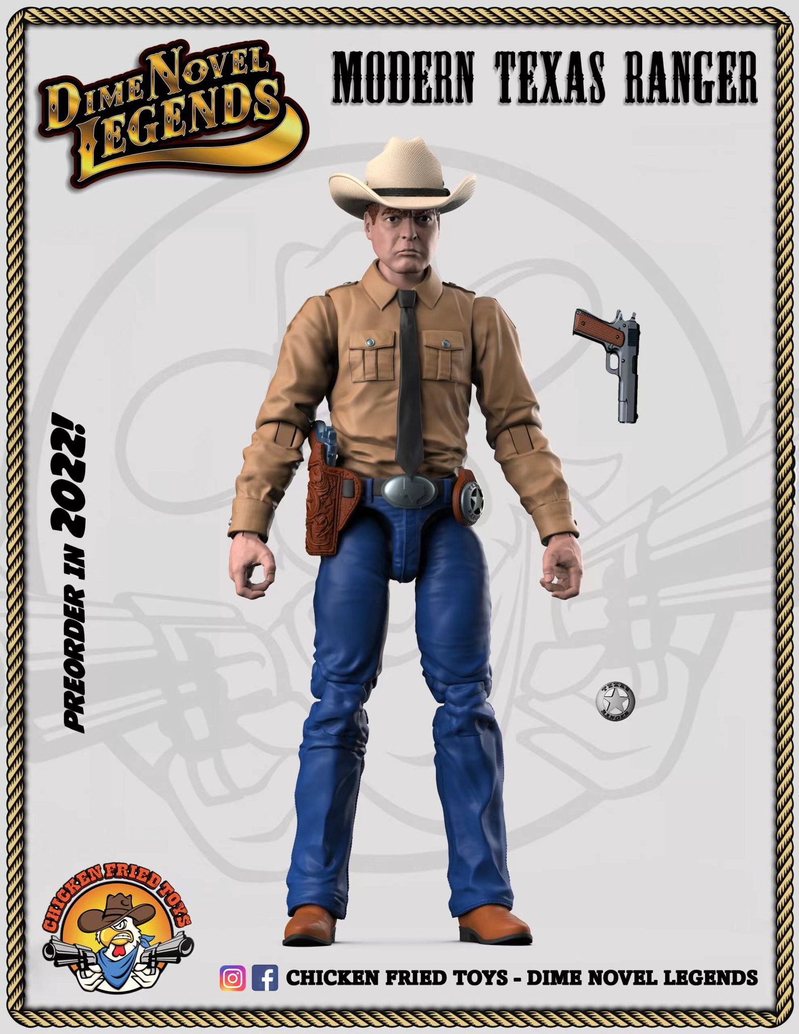 [พร้อมส่ง] Dime Novel Legends 1/18 : CHICKEN FRIED TOYS มีให้เลือก 3แบบ
