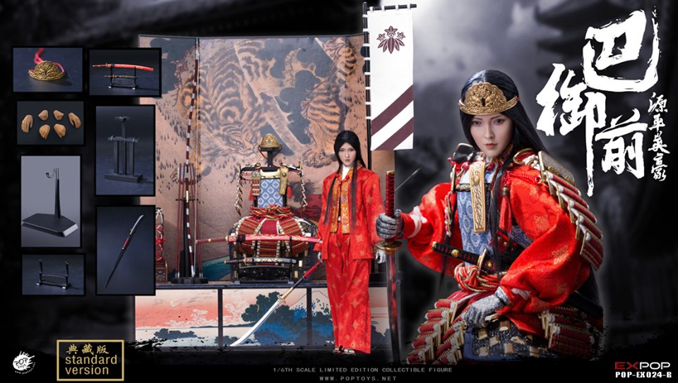 [สั่งจอง]POPTOYS EX024 1/6 The first beauty female general of Japan Genpei heroine—Tomoe Gozen