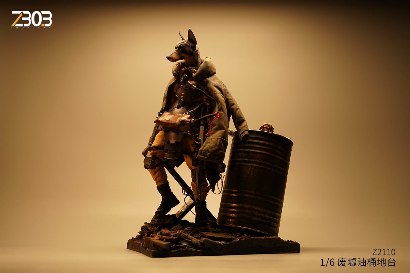 [สั่งจอง]ZBOBTOYS Z2110 1/6 : Ruined Oil Drum Platform