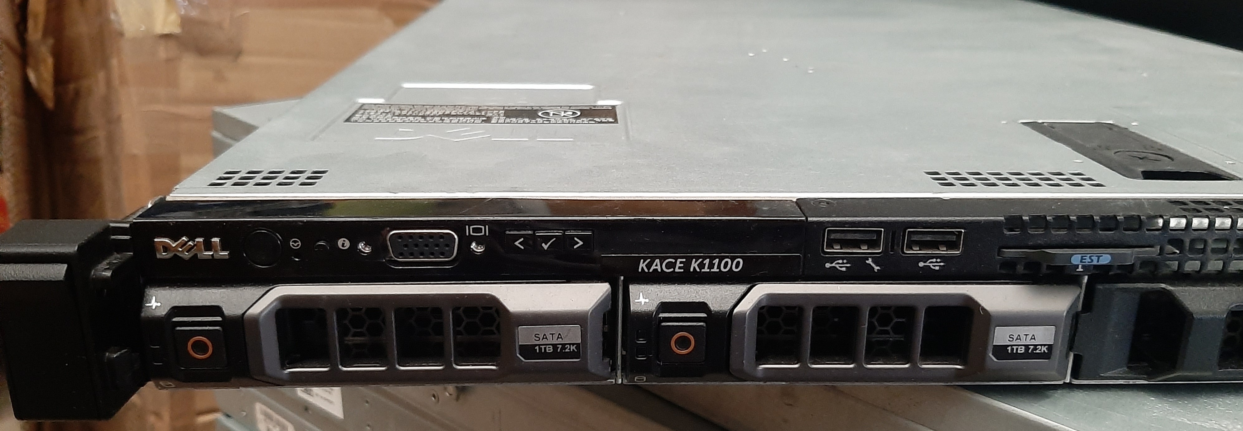 เซิร์ฟเวอร์มือสอง ประกันร้าน 1 เดือน (Dell KACE K1100) Dell PowerEdge R430 (CPU E5-2620V3 Ram16GB HDD2TB x2)+RaidH730mini พร้อมหน้ากาก