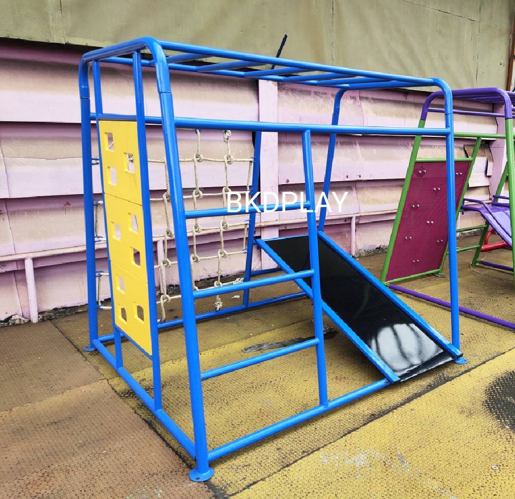 ชุดรวมปีนป่าย4in1 เครื่องเล่นสนามกลางแจ้ง สนามเด็กเล่น ของเล่นเสริมพัฒนาการ