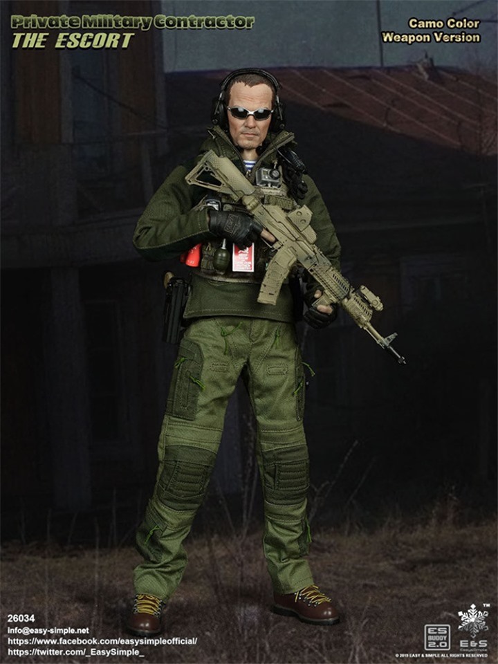 [สั่งจอง]Easy&Simple 26034B 1/6 Scale PMC The Escort (Original/Camo weapon color Ver.)