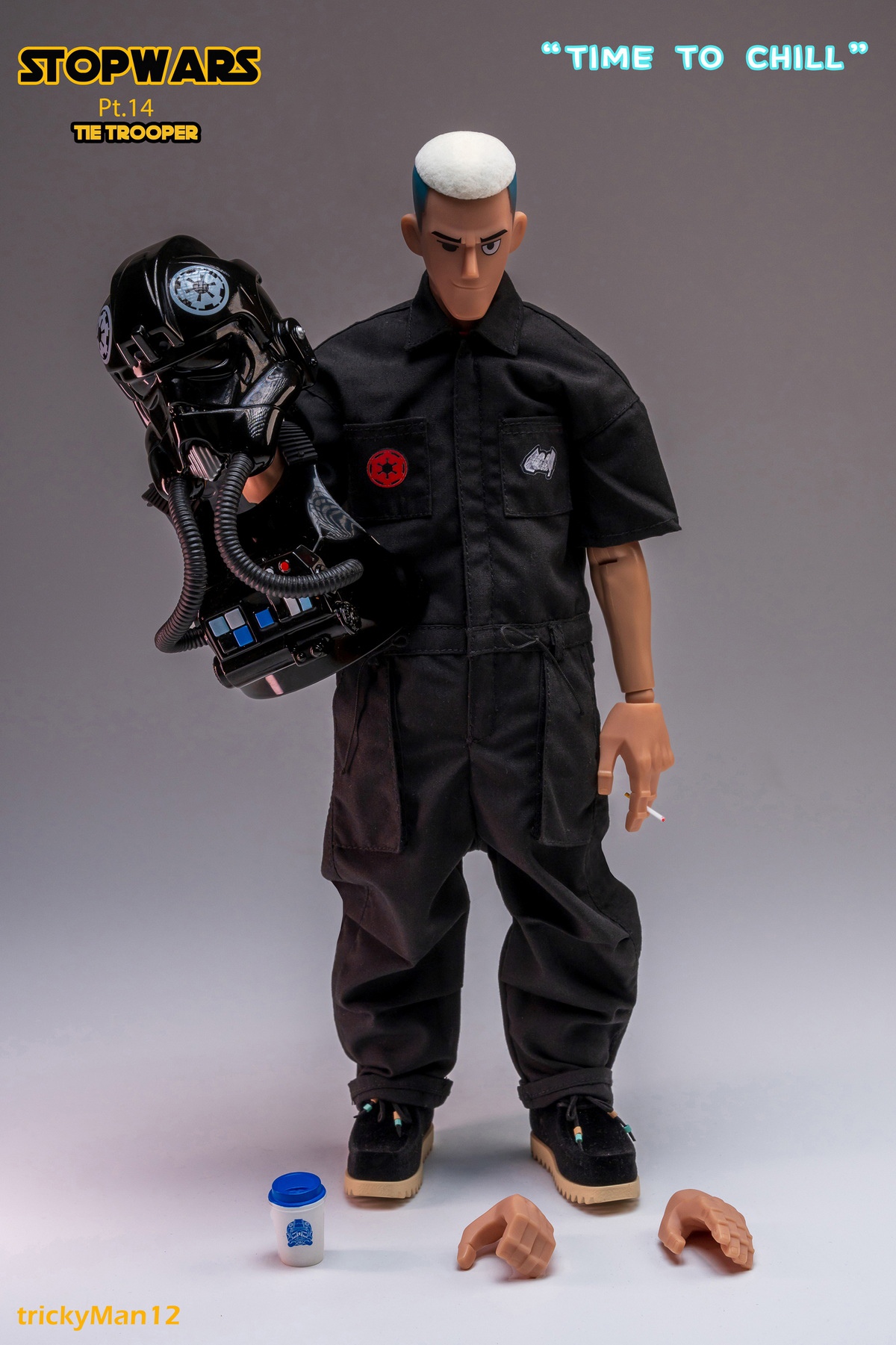 [สั่งจอง]trickyMan12 1/6 : STOPWARS Pt.14 TIE TROOPER