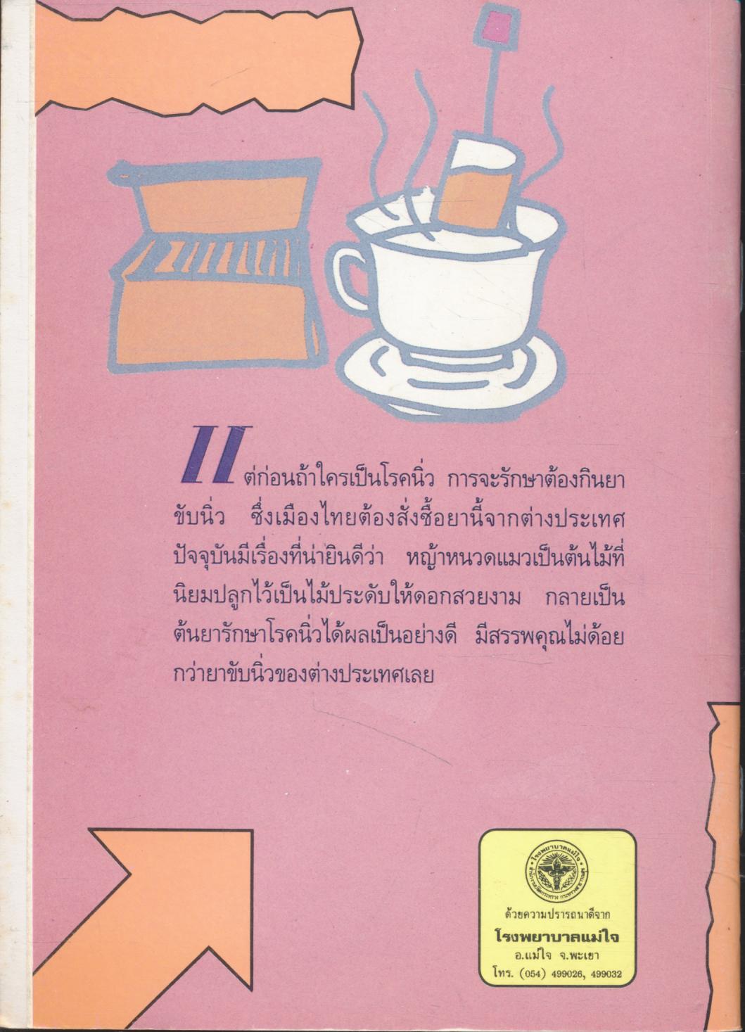 หญ้าหนวดแมว แก้นิ่ว ปัสสาวะขัด