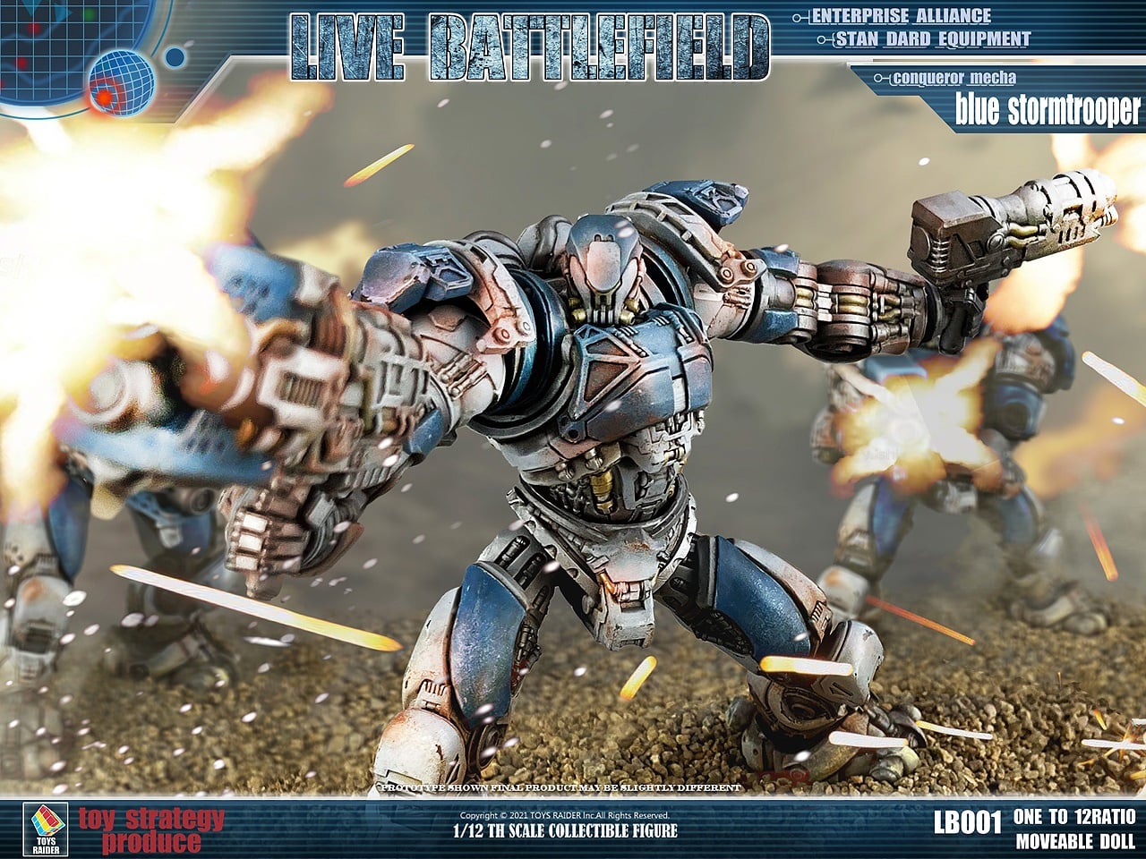 [สั่งจอง]TOYS RAIDER 1/12 : LIVE BATTLEFIELD - Conqueror Mech