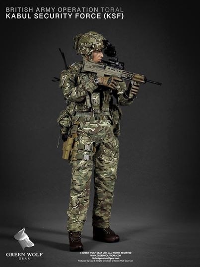 [สั่งจอง] EASY& SIMPLE 1/6 Green Wolf GWG 009 BRITISH ARMY (OP TORAL) AFGHANISTAN KSF