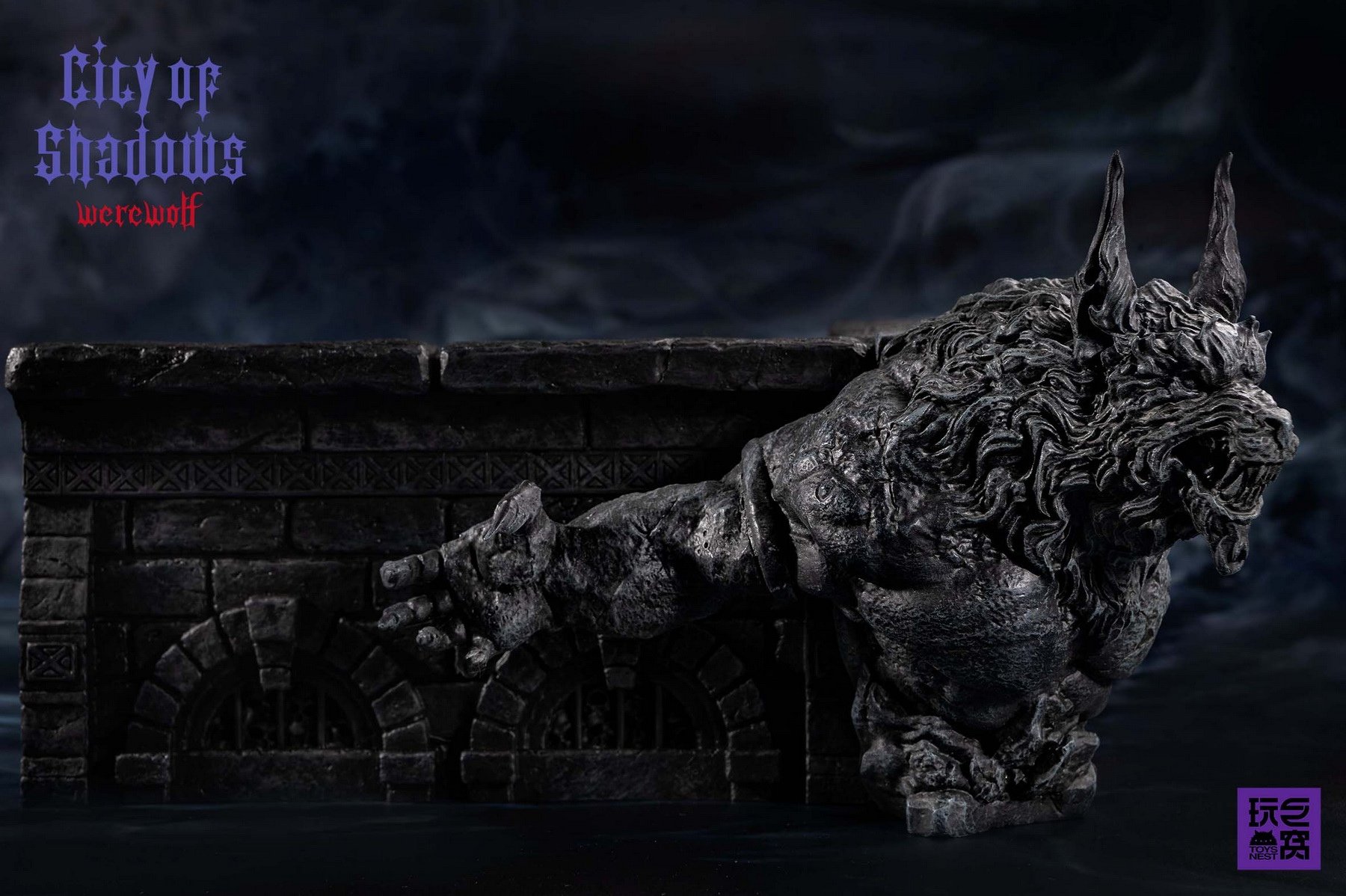 [สั่งจอง]ToysNest : City of Shadows - Werewolf Statue Stage