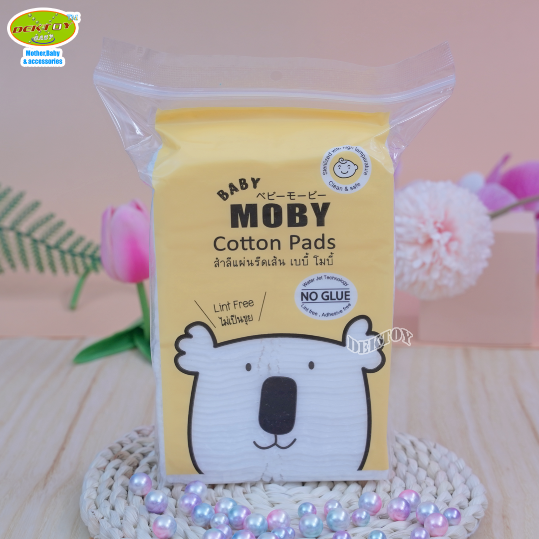 Baby moby เบบี้โมบี้ สำลีแผ่นรีดเส้น 50 กรัม