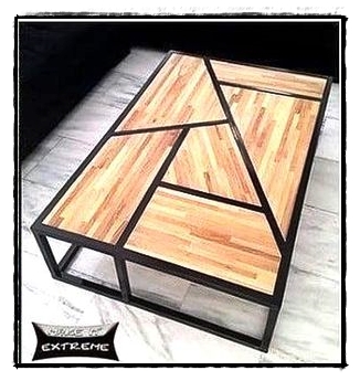 โต๊ะกลางไม้จริง ที่นั่ปลายเตียง newdesign ไม่ซ้ำใคร ไม้ยางพาราประสาน-ไม้สนนอก เน้นความสวยงาม+แข็งแรง