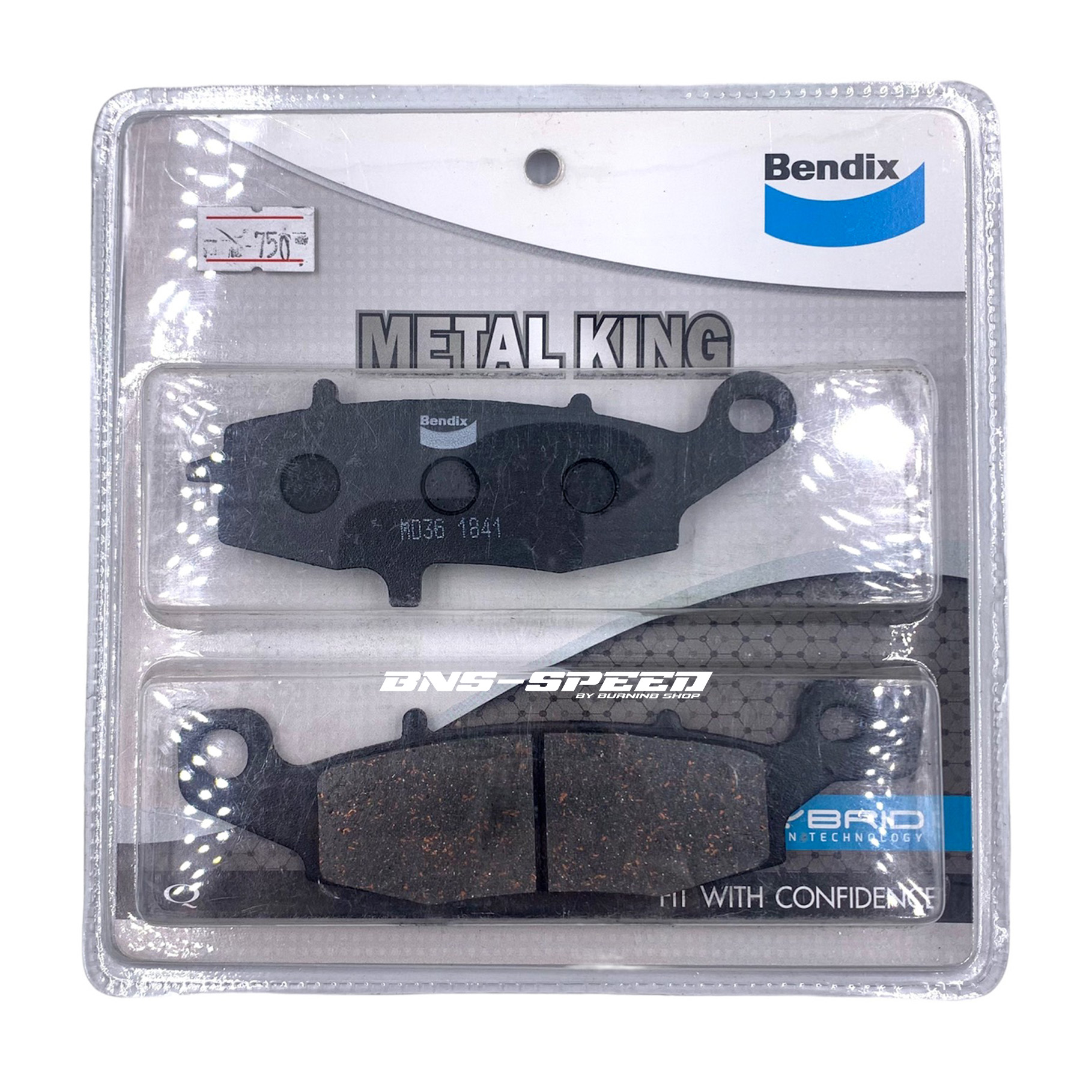 ผ้าเบรคหน้าซ้าย Bendix MD36 - NINJA 650 / ER6N / VERSYS 650 (y09-14)