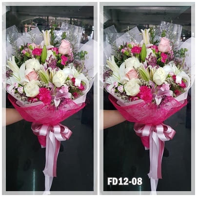 FD12-08 : ช่อลิลลี่, กุหลาบ
