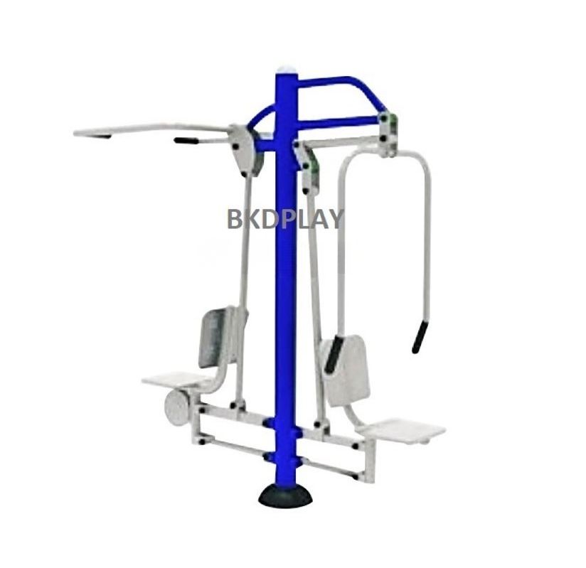 เครื่องออกกำลังกาย กลางแจ้ง ชุดอุปกรณ์ บริหารไหล่ หน้าอกคู่ แบบดันและ แบบดึง ลานกีฬา อเนกประสงค์ สนามกีฬา สั่งผลิต 10-20 วัน