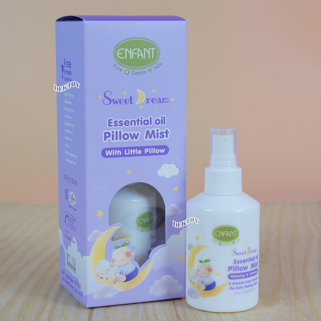 Enfant อองฟองต์ Sweet Dream Essential Oil Pillow Mist สวีทดรีม เอสเซนเชียล ออยล์ พิลโล มิสท์ สเปรย์ฉีดหมอนและปรับอากาศ