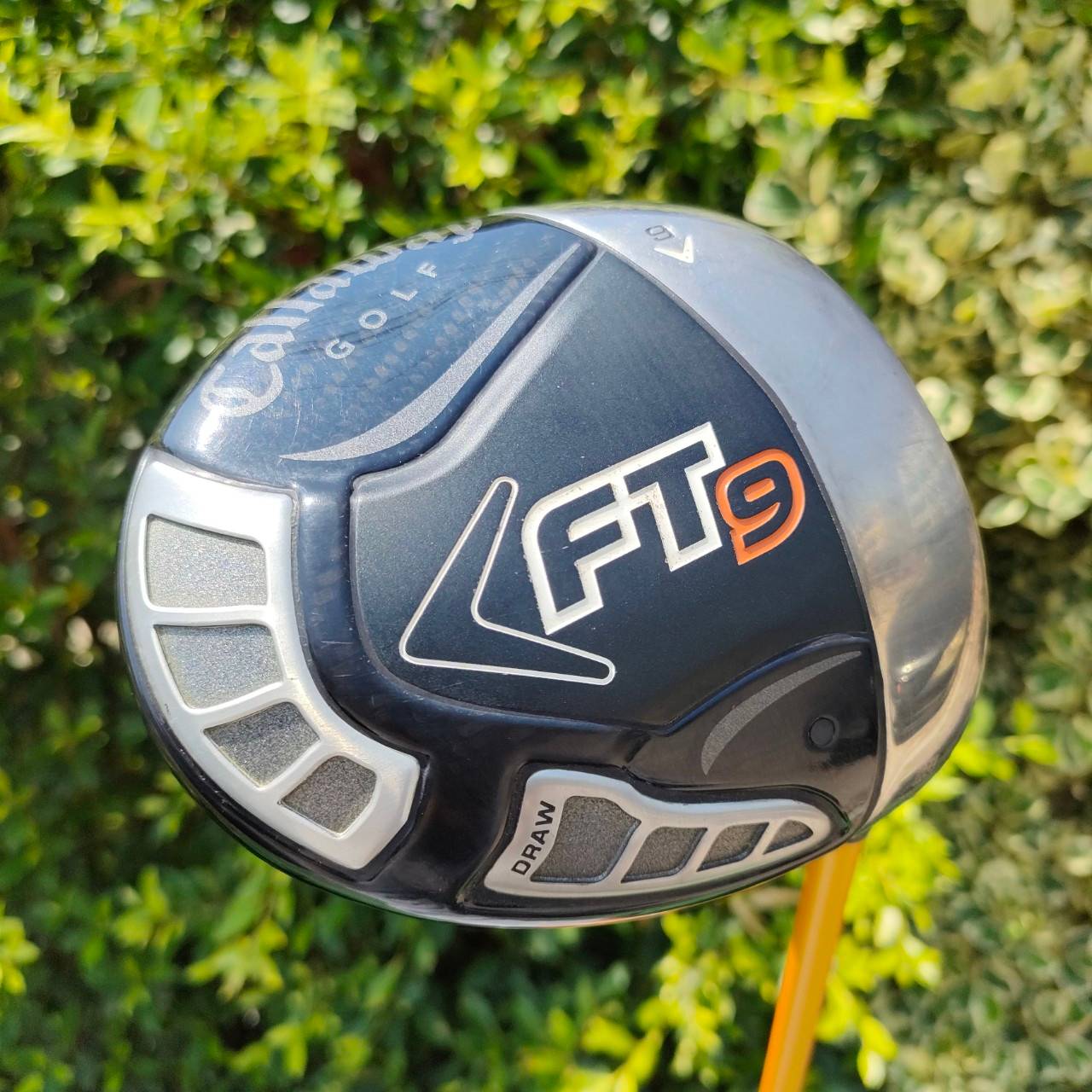 DRIVER CALLAWAY FT9 DRAW องศา 9 ก้าน UST PROFORCE V2 FLEX S หัวใหญ่ตีไกลแบบจัดๆ ก้านดีมากๆครับ เป็นรุ่นแก้ปัญหาสำหรับท่านที่ชอบตีออกเฟดครับ