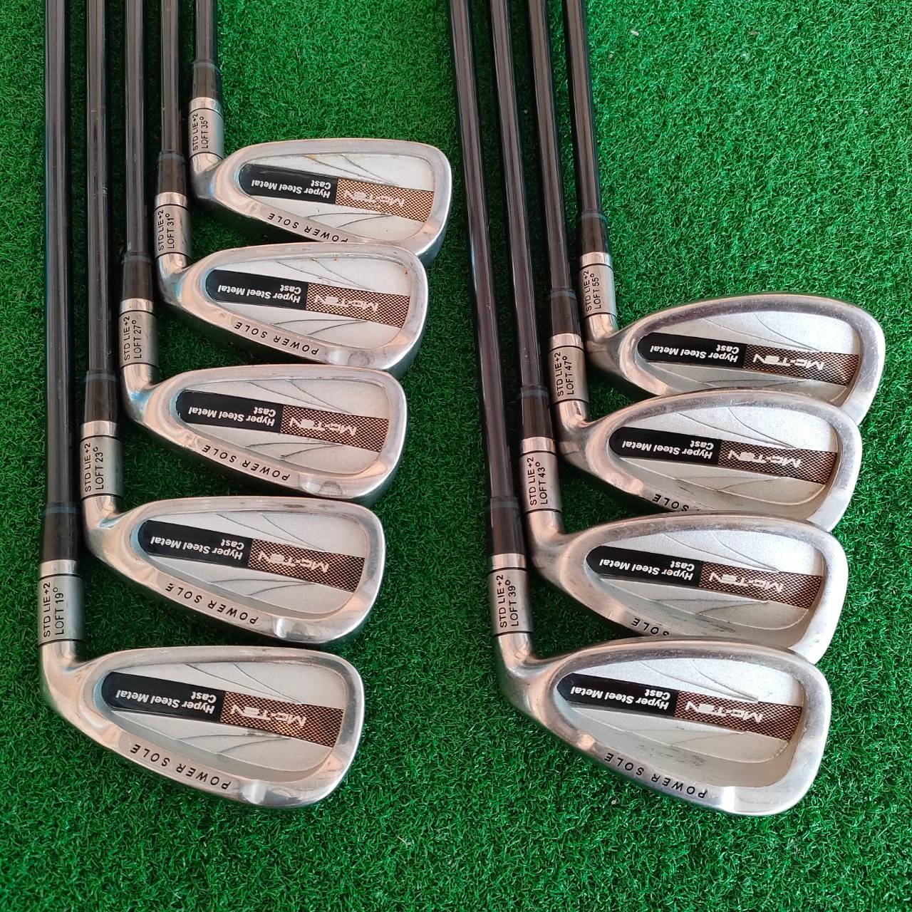 ชุดเหล็ก MCKENLT MC-TEN POWER SOLE มีเหล็ก 3-9 PW SW ก้าน MC-TEN FLEX R เหล็กใบใหญ่ตีง่ายน้ำหนักเบาครับ