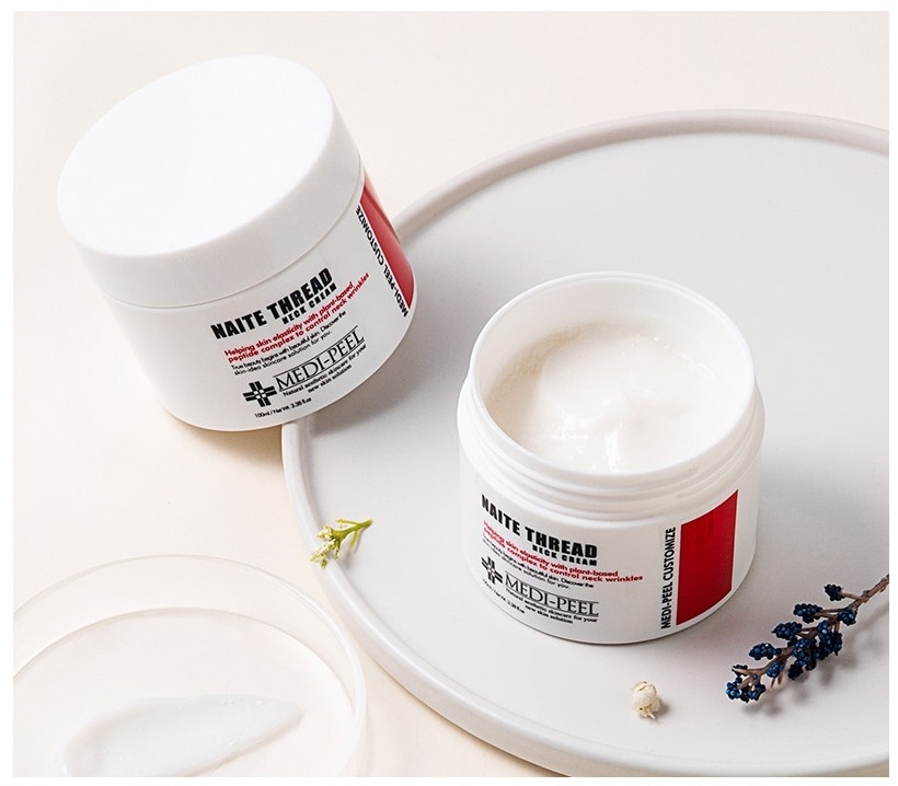 MEDI-PEEL Premium Naite Thread Neck Cream 100ml ครีมบำรุงผิวสำหรับบริเวณคอโดยเฉพาะ