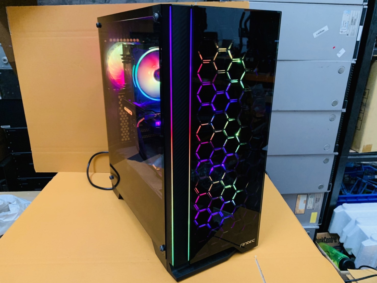 PC ประกอบ Case Ante NX600 Ryzen5 2600 RAM 8 GB SSD 250 GB HDD 1 TB RTX2060 6GB สินค้ามีประกัน