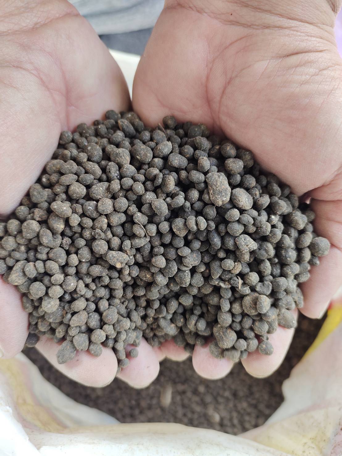 ปุ๋ยอินทรีย์ขวัญกสิกร สูตร 2 (สีแดง) แบบเม็ด ขนาดบรรจุ 25 กก.