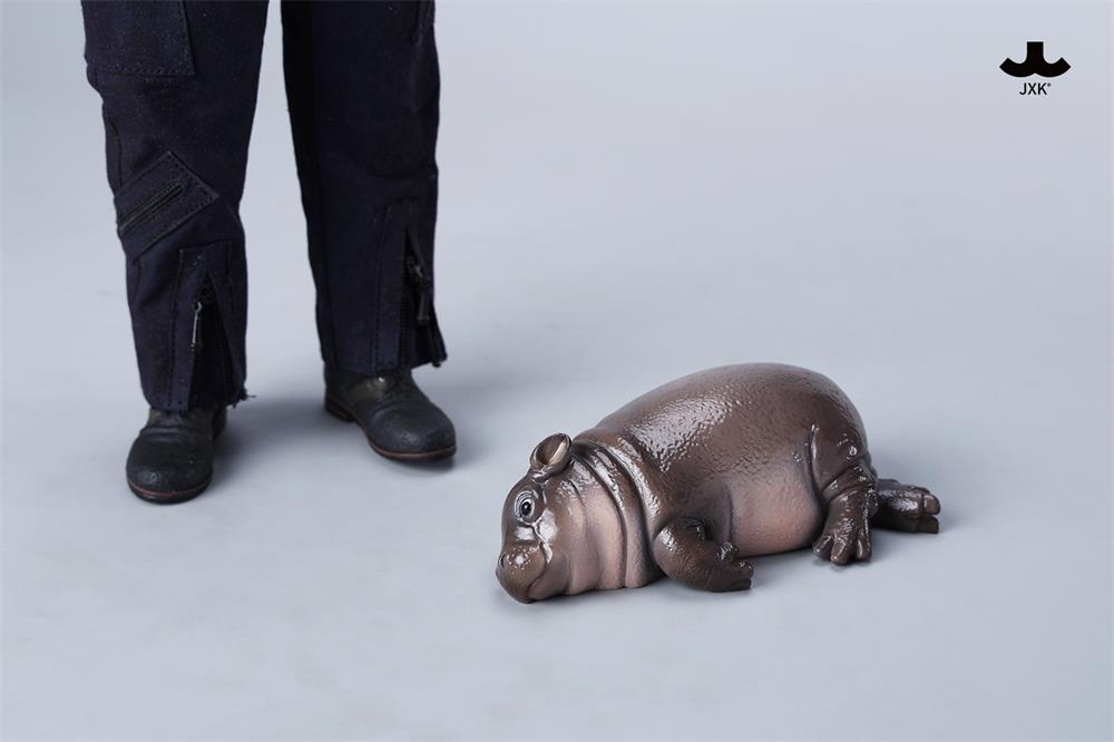 [สั่งจอง]JXK JXK268 : Baby Hippopotamus Figurine: MooDeng 3