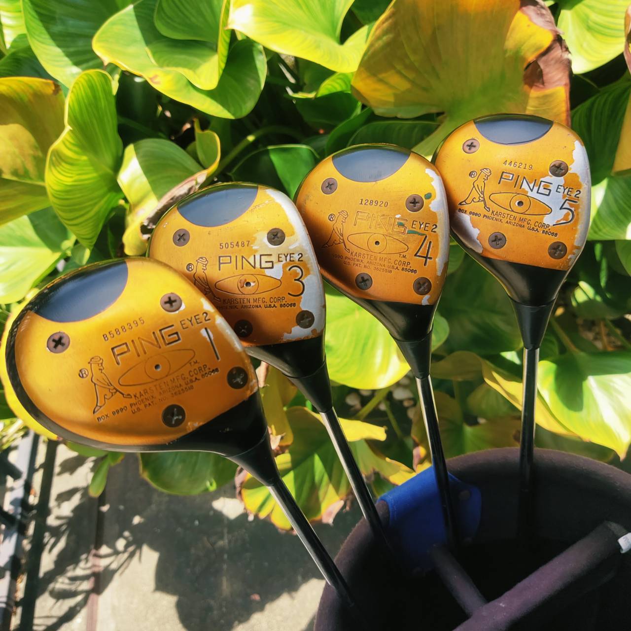 ชุดหัวไม้ PING EYE2 สำหรับสะสม มีหัวไม้ 1 3 4 5 ครบเลยค่ะ หายากมาก