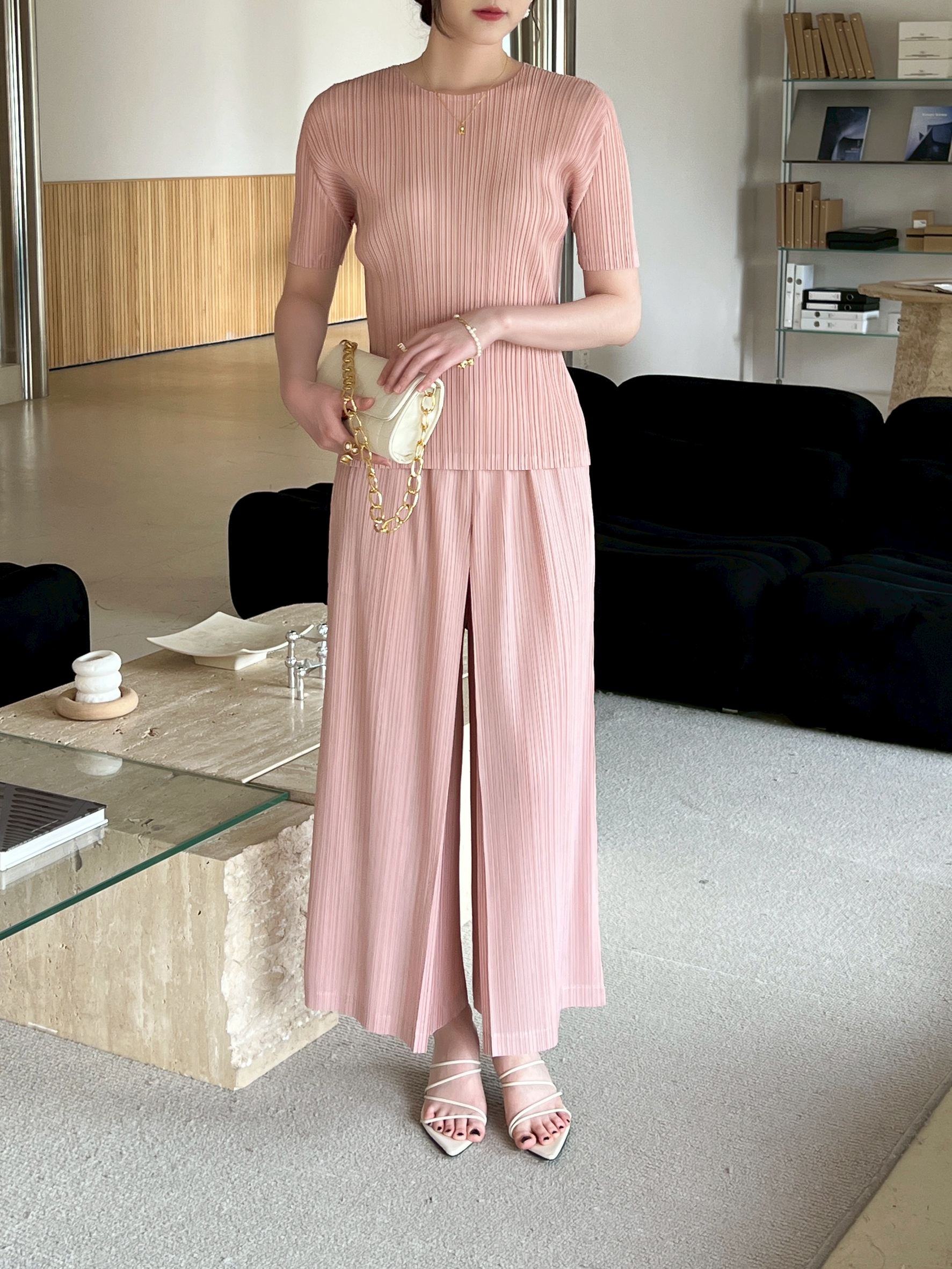 กก ยาว 35นิ้ว!! 2MUAY รุ่น GJO6910 / GJO11080 เซ็ตพลีทคุณภาพ URBAN PLEATED SET 8 สี FREE SIZE