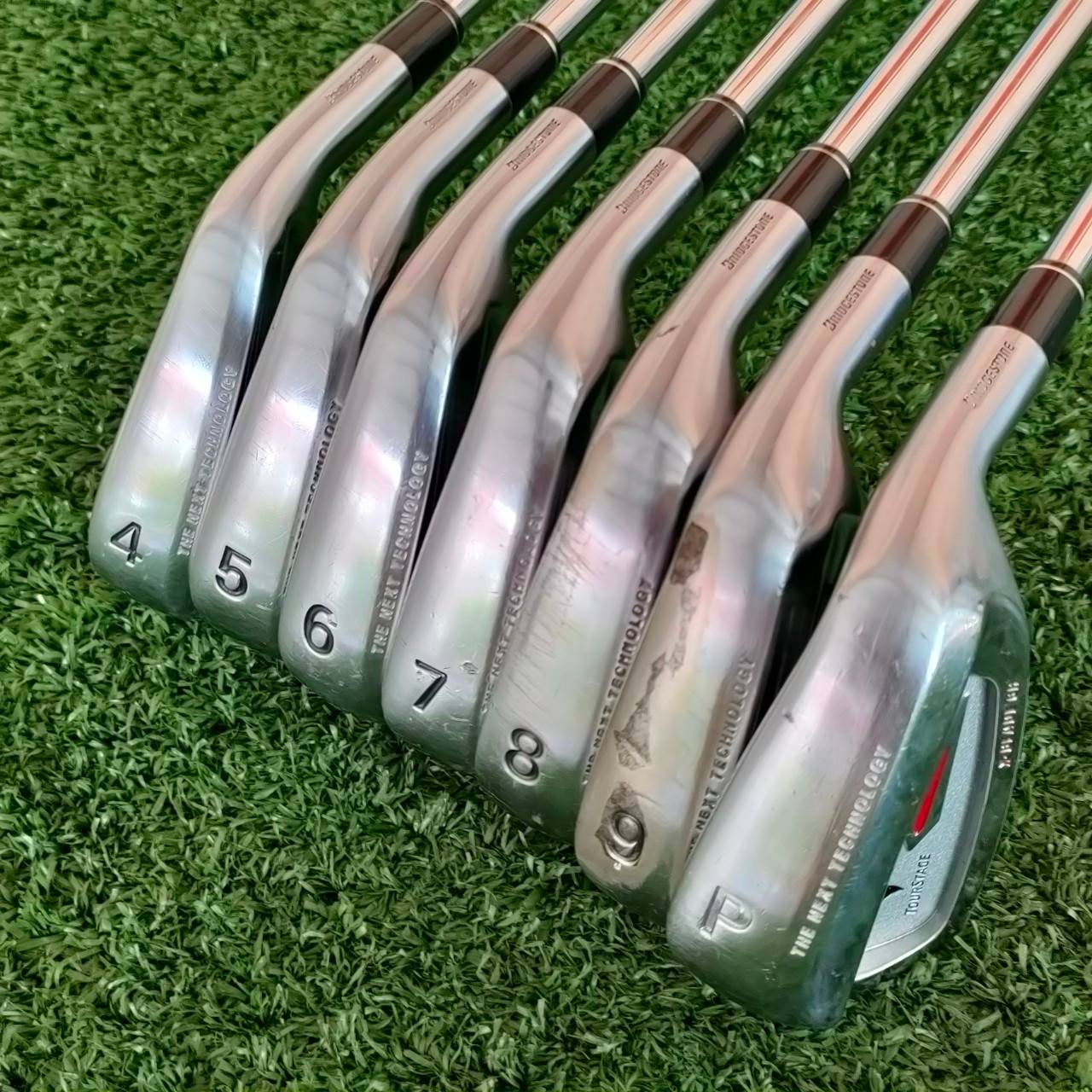 ชุดเหล็ก TOURSTAGE X-BLADE GR มีเหล็ก 4-9 เเละ PW ก้าน NS.PRO 950 GH FLEX S เหล็ก FORGED ระดับพรีเมี่ยมญี่ปุ่น!! ไม้กอล์ฟมือสอง ของแท้ BY NakaraLuxurious