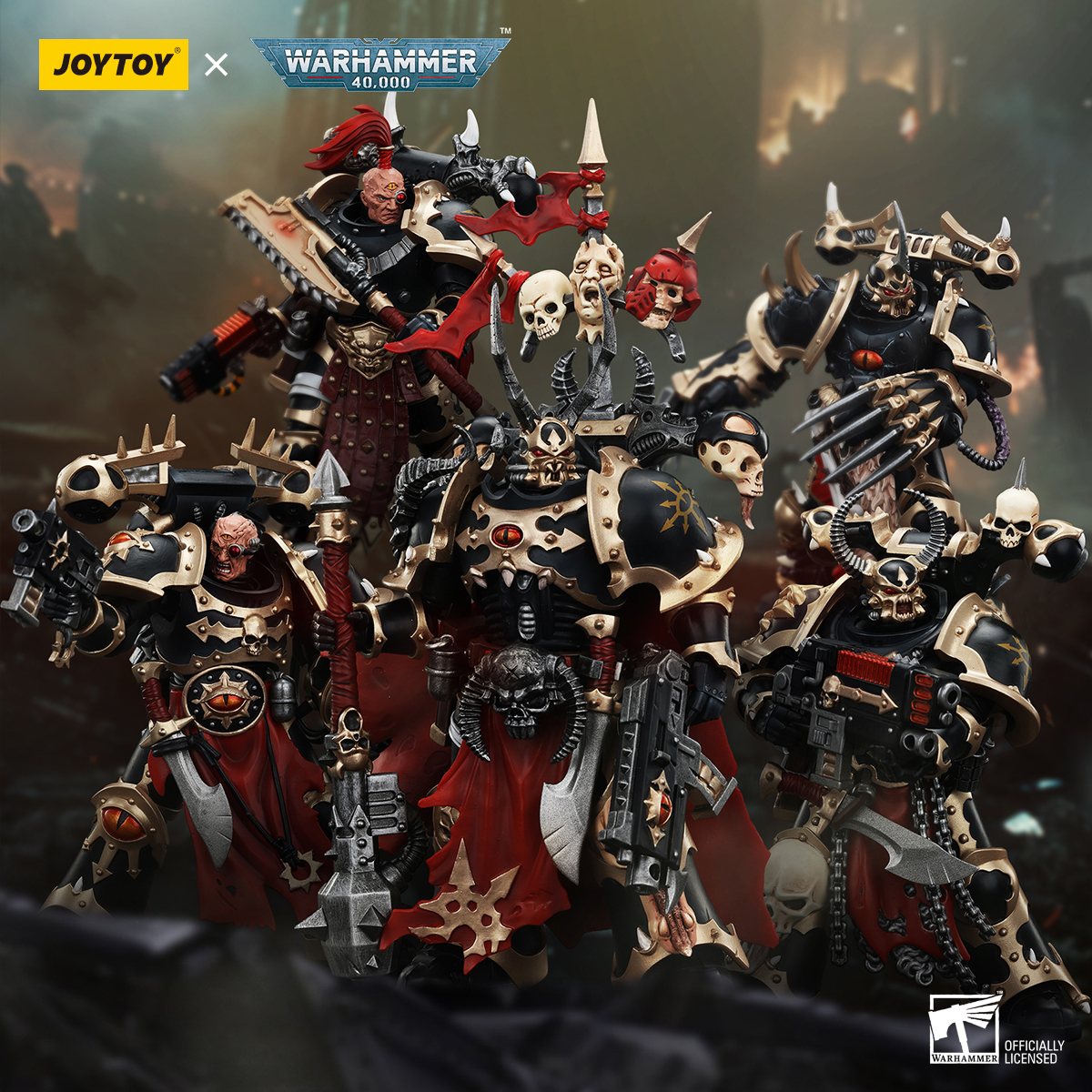 [สั่งจอง]Joy toy 1/18 : Chaos Space Marines Black Legion Chosen