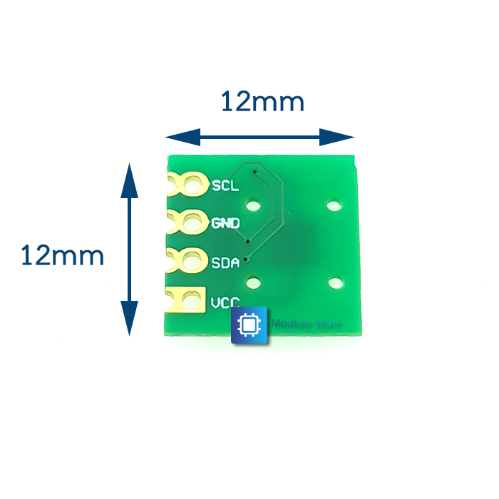 เซนเซอร์วัดอุณหภูมิและความชื้น AHT21 ความแม่นยำสูง แบบ I2C AHT21 High Precision Digital Temperature and Humidity Sensor Measurement Module I2C Communication Replace SHT20 FOr Arduino