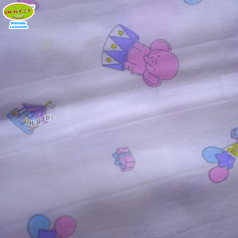 Pureen เพียวรีน ผ้าอ้อมคอตตอนเพียวรีนพิมพ์กระจาย Cotton USA 2 ชั้นไซส์ 29 x 29 นิ้ว แพ็ค 6 ผืน