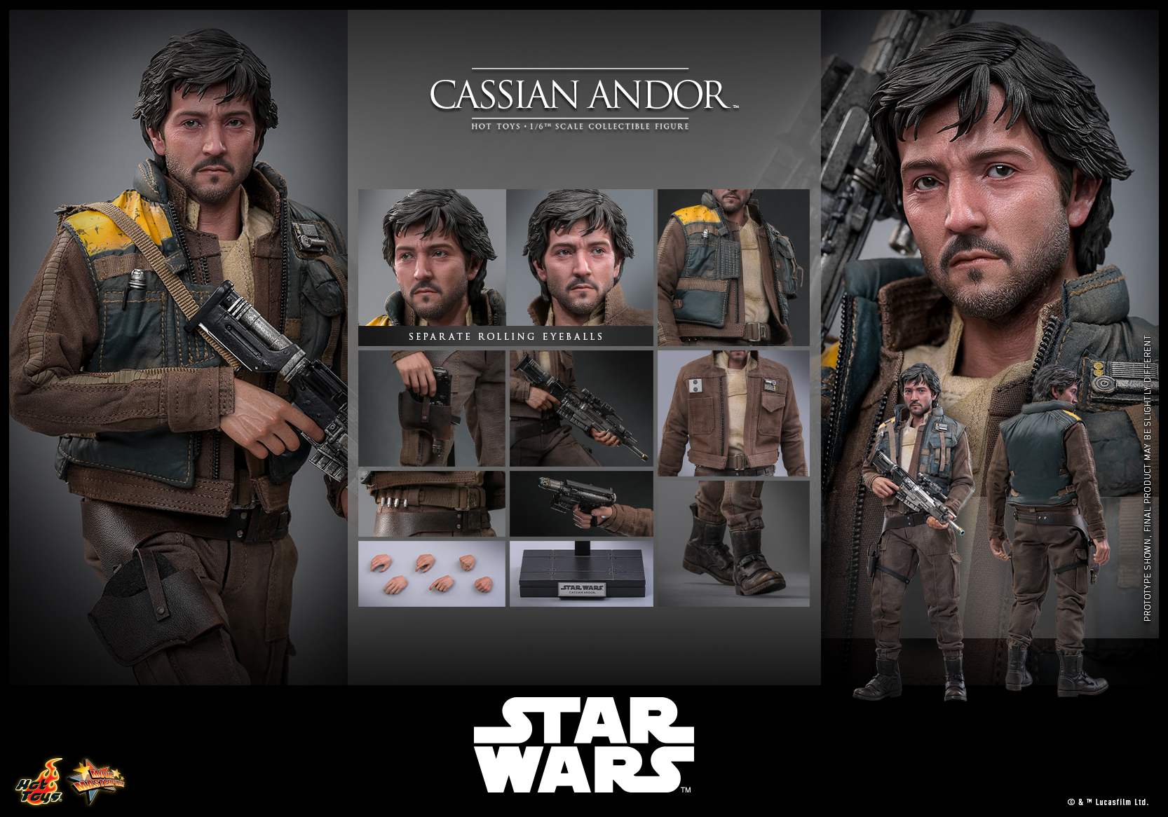 [สั่งจอง]Hot Toys 1/6 – MMS802 - Rogue One: A Star Wars Story - Cassian Andor