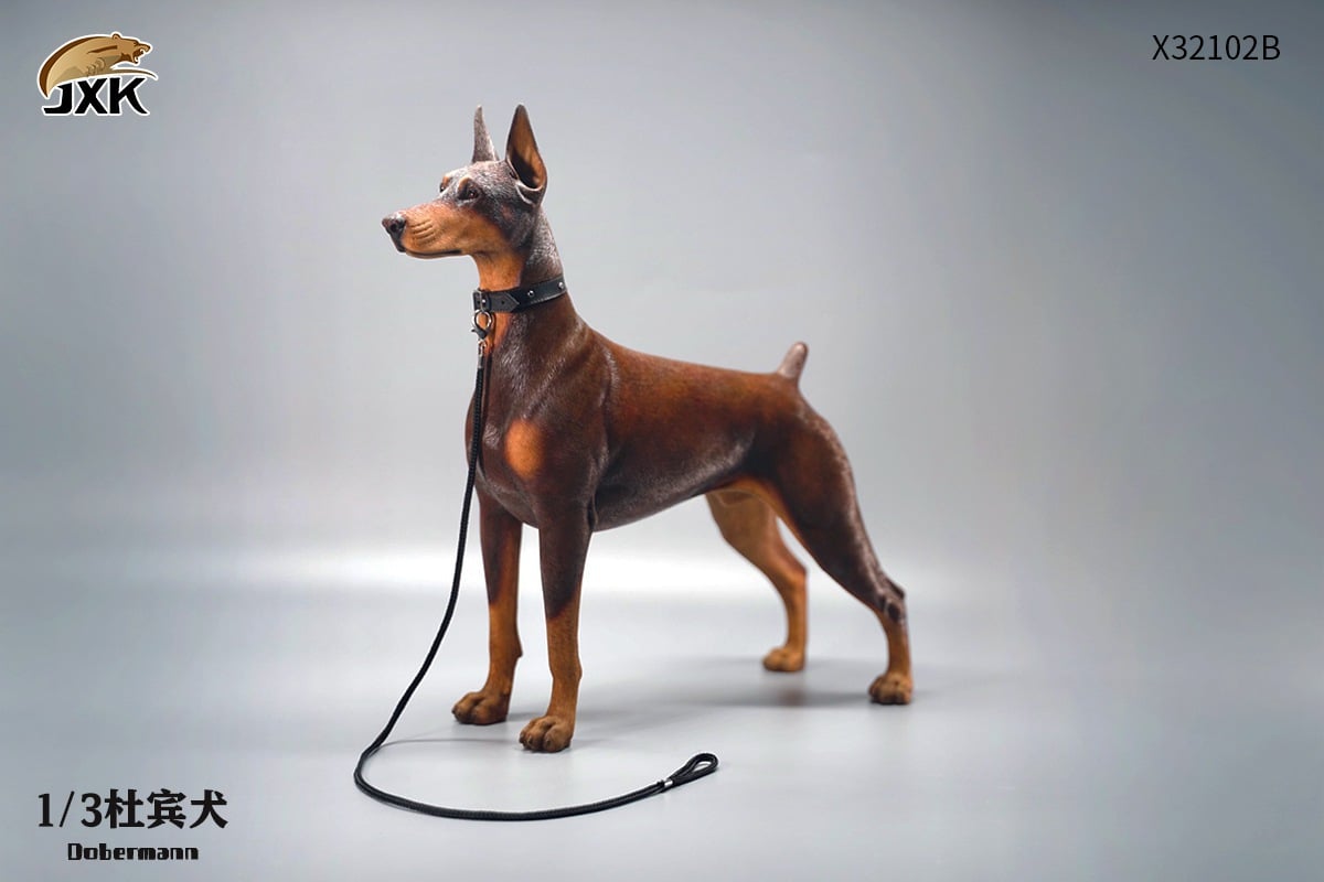 [สั่งจอง]JXK X32102 1/3 : Doberman Animal Model