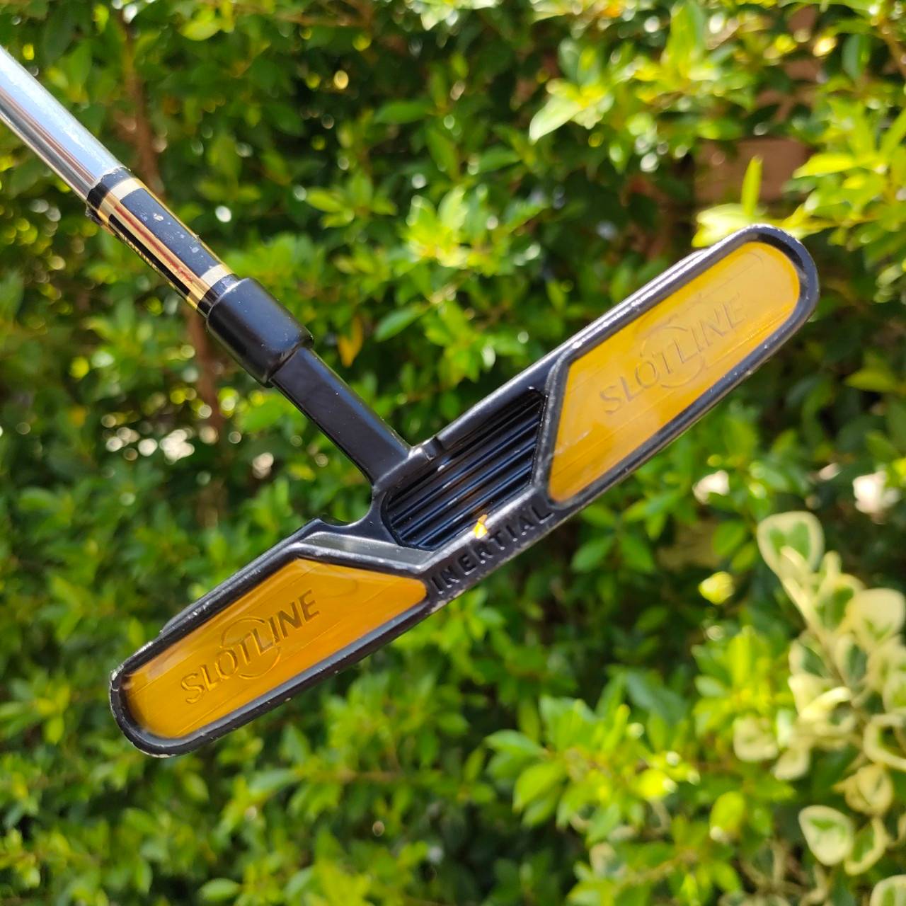 PUTTER SLOTLINE ความยาว 35 นิ้ว ก้านเจาะทะลุตรงกลาง และถ่วงบล๊านซ์ ไว้ทั้งสองข้าง น้ำหนักดีมาก ไม้กอล์ฟมือสอง ของแท้ BY NakaraLuxurious