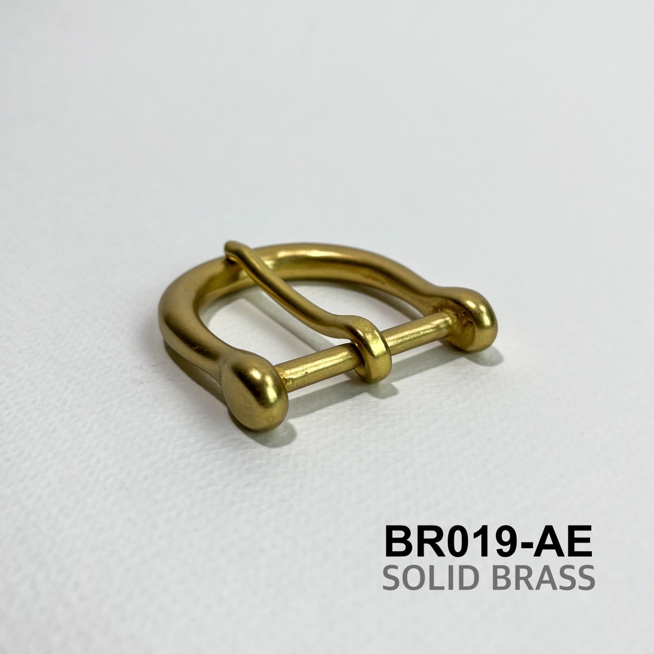 BR019-AE หัวเข็มขัดทองเหลืองแท้ ขนาด 38 มิล ชนิดลวด อะไหล่ทองเหลือง ** ราคาต่อชิิ้น**