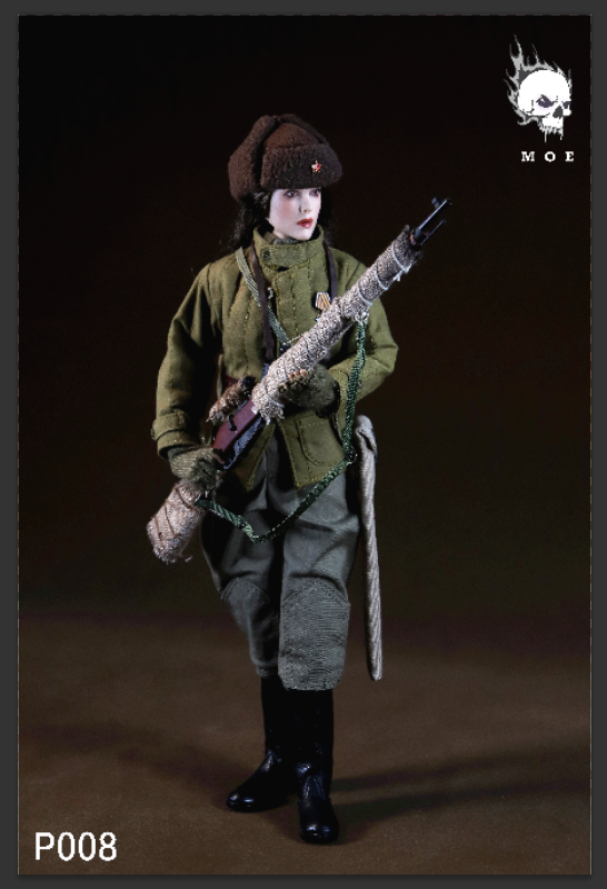 [สั่งจอง]MOE TOYS P008 1/6 : Russian Female Sniper Winter Suit