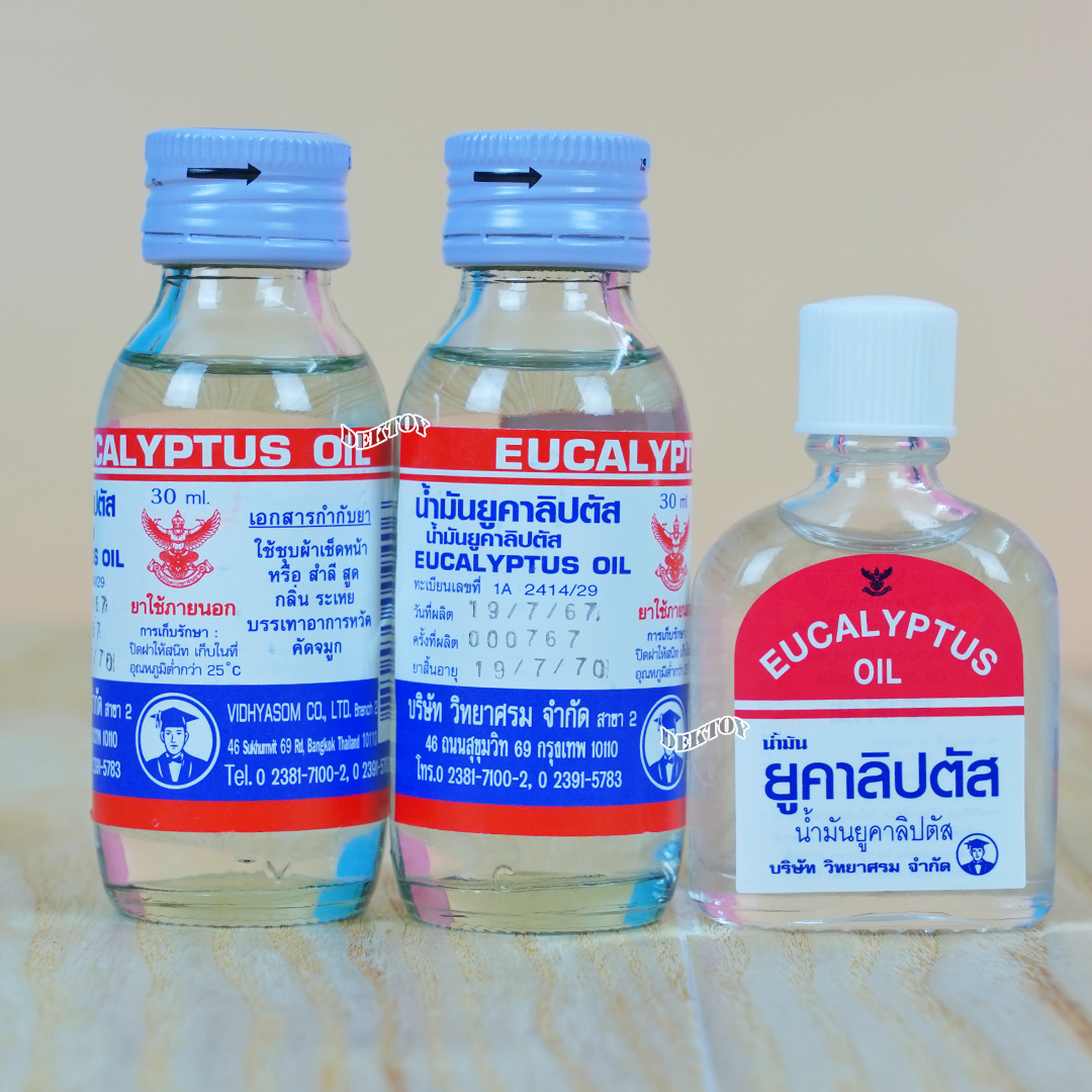 vidhyasom วิทยาศรม น้ำมัน ยูคาลิปตัส 15 มล.และ 30 มล.