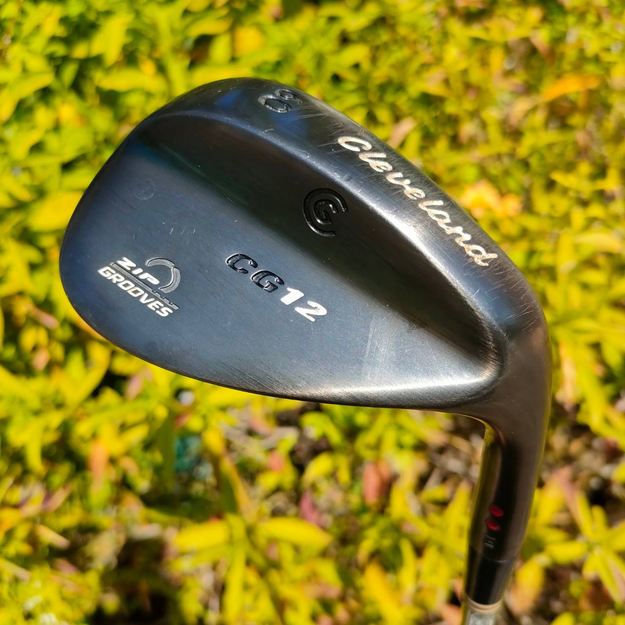 WEDGE CLEVELAND CG12 ZIP GROOVES ร่องสี่เหลี่ยม คมจัด สปินสุด ตกหยุดถอยแน่นอน องศา 60 ก้าน DYNAMIC GOLD FLEX WEDGE