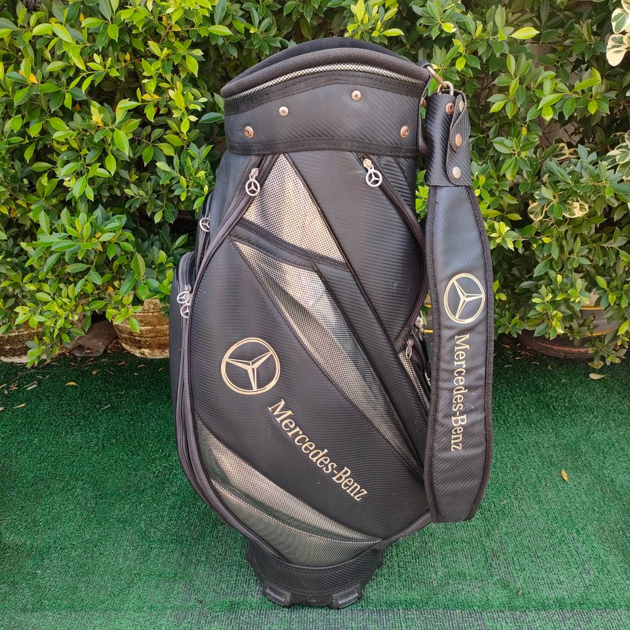 ถุงกอล์ฟ MERCEDES-BENZ มือสอง ถุง TOUR ออกแบบได้สวยดุ!! ไม้กอล์ฟมือสอง ของแท้ BY NakaraLuxurious