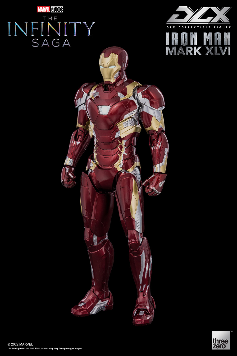 [พร้อมส่ง] Threezero Marvel Studios The Infinity Saga DLX Iron Man - 3Z0256 : Mark 46