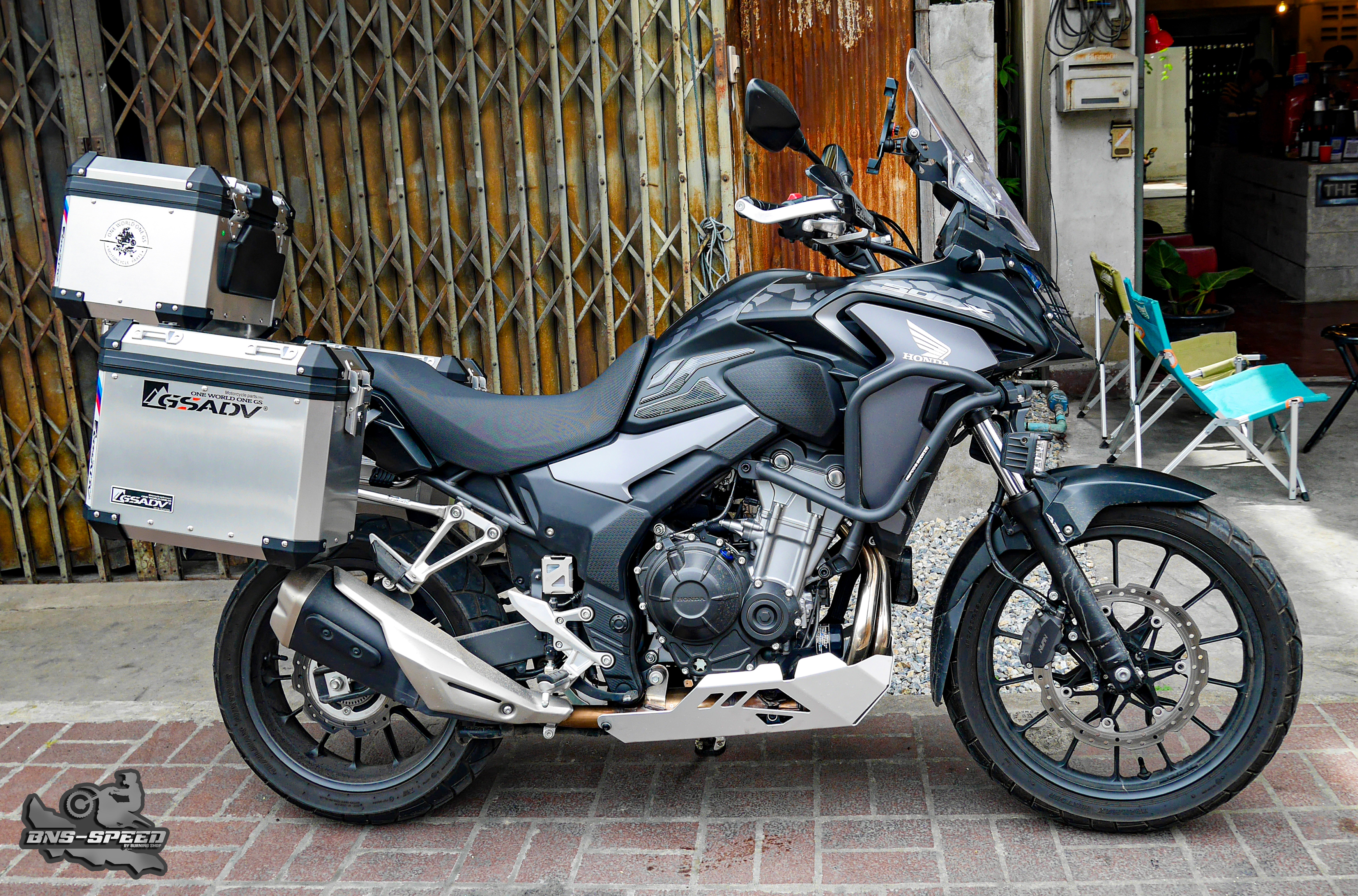 กล่องปี๊บ GS ADV 3 ใบพร้อมแร๊ค HONDA CB500X