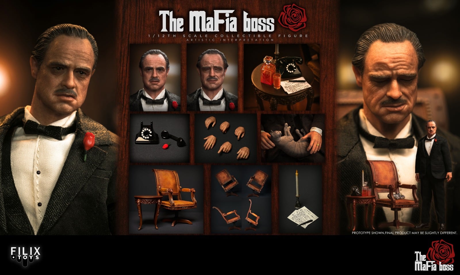 [สั่งจอง]Filix Toys FX003 1/12 : The Mafia Boss 1972