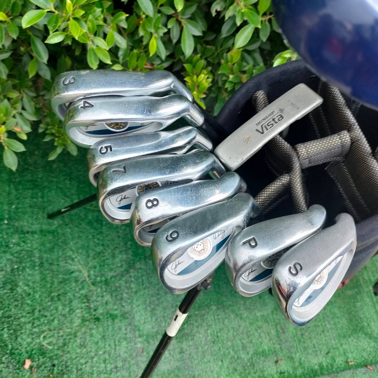 FULLSET JOHN DALY ออกแบบโดยนักกอล์ฟตีไกลระดับโลก หัวไม้ 460CC OVERSIZE FORGED TECHNOLOGY ครบชุดพร้อมถุงกอล์ฟขาตั้งอย่างดี!! ไม้กอล์ฟมือสอง ของแท้ BY NakaraLuxurious